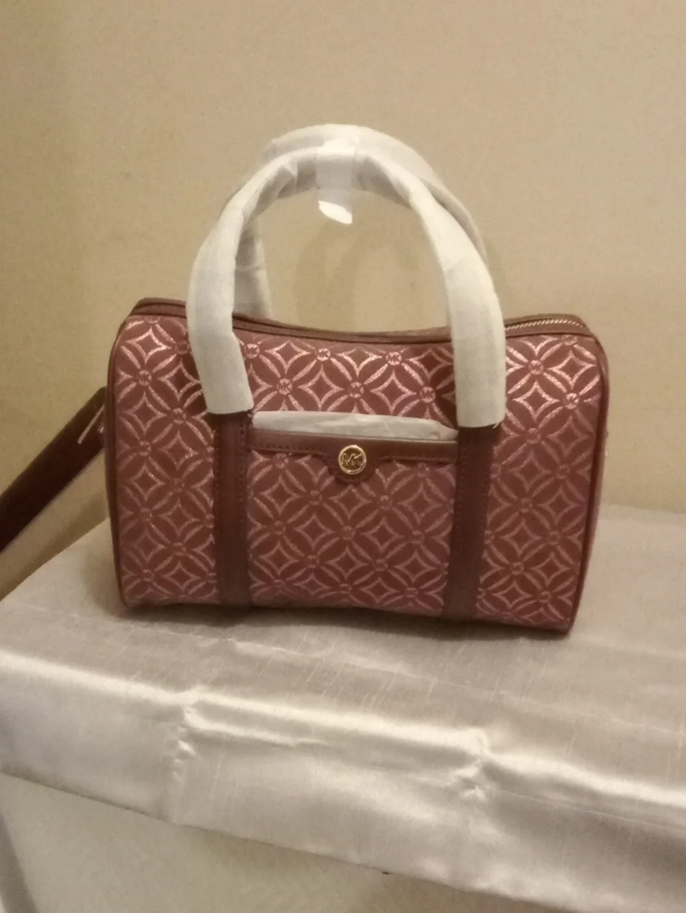 Michael Kors Oxblood Medium Duffle Satchel Nwt.